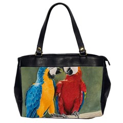 Feathered Friends Oversize Office Handbag (two Sides) by TonyaButcher