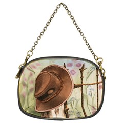 Hat On The Fence Chain Purse (one Side)