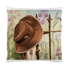 Hat On The Fence Cushion Case (single Sided)  by TonyaButcher