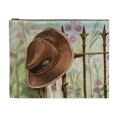 Hat On The Fence Cosmetic Bag (xl)