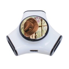 Hat On The Fence 3 Port Usb Hub