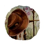 Hat On The Fence 15  Premium Round Cushion  Front