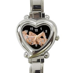 Gentle Embrace Heart Italian Charm Watch 