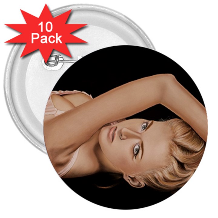 Alluring 3  Button (10 pack)