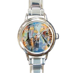 Just The Two Of Us Round Italian Charm Watch by TonyaButcher