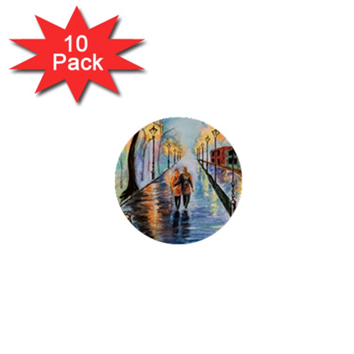 Just The Two Of Us 1  Mini Button (10 pack)