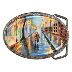 Just The Two Of Us Belt Buckle (oval)