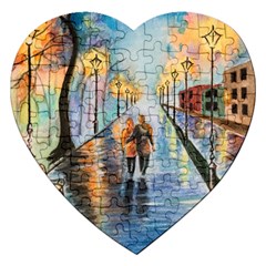 Just The Two Of Us Jigsaw Puzzle (heart)