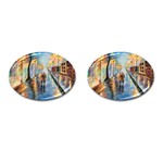 Just The Two Of Us Cufflinks (Oval) Front(Pair)