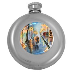 Just The Two Of Us Hip Flask (round)