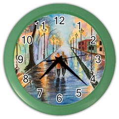 Just The Two Of Us Wall Clock (color) by TonyaButcher