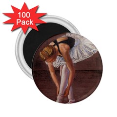 Ballerina 2 25  Button Magnet (100 Pack) by TonyaButcher