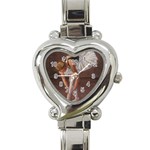 Ballerina Heart Italian Charm Watch  Front