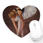 Ballerina Mouse Pad (Heart) Front