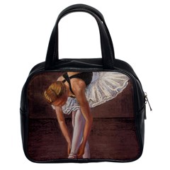 Ballerina Classic Handbag (two Sides) by TonyaButcher