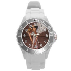 Ballerina Plastic Sport Watch (large) by TonyaButcher