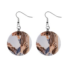 Stabat Mater Mini Button Earrings