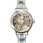 Light1 Round Italian Charm Watch Front