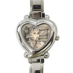 Light1 Heart Italian Charm Watch  Front