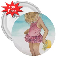 Beach Play Sm 3  Button (100 Pack)