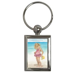 Beach Play Sm Key Chain (rectangle) by TonyaButcher