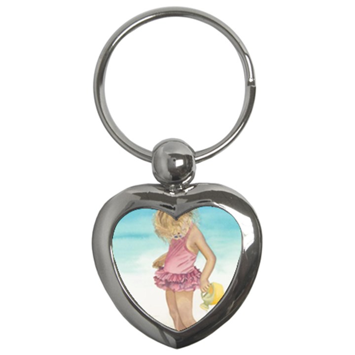 Beach Play Sm Key Chain (Heart)