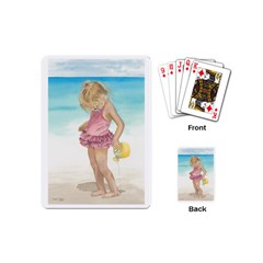 Beach Play Sm Playing Cards (mini) by TonyaButcher