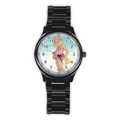 Beach Play Sm Sport Metal Watch (black) by TonyaButcher