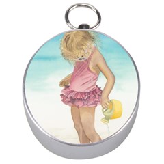 Beach Play Sm Silver Compass by TonyaButcher