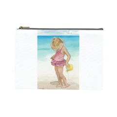 Beach Play Sm Cosmetic Bag (large) by TonyaButcher