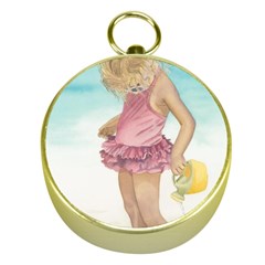 Beach Play Sm Gold Compass