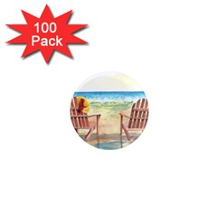 Time To Relax 1  Mini Button Magnet (100 Pack)