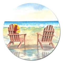 Time To Relax Magnet 5  (round) by TonyaButcher