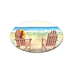 Time To Relax Sticker 10 Pack (Oval) Front