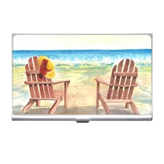 Time To Relax Business Card Holder by TonyaButcher