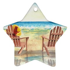 Time To Relax Star Ornament (two Sides)