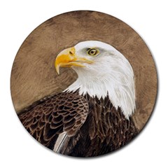 Eagle 8  Mouse Pad (round) by TonyaButcher