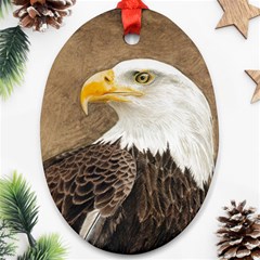 Eagle Oval Ornament