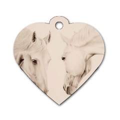 Tender Approach  Dog Tag Heart (two Sided) by TonyaButcher