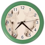 Tender Approach  Wall Clock (Color) Front