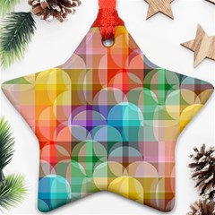 Circles Star Ornament