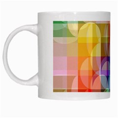 Circles White Coffee Mug