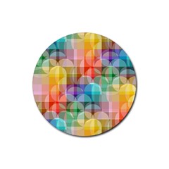 Circles Drink Coaster (round) by Lalita