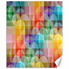 Circles Canvas 8  X 10  (unframed)