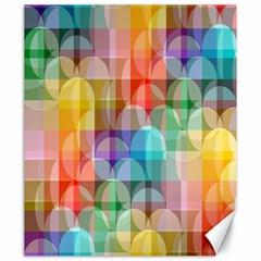 Circles Canvas 20  X 24  (unframed)