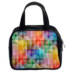 Circles Classic Handbag (two Sides)