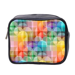 Circles Mini Travel Toiletry Bag (two Sides) by Lalita