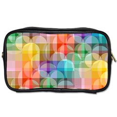 Circles Travel Toiletry Bag (one Side) by Lalita