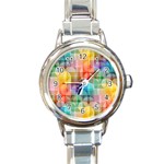 circles Round Italian Charm Watch Front