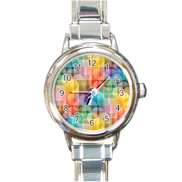 circles Round Italian Charm Watch